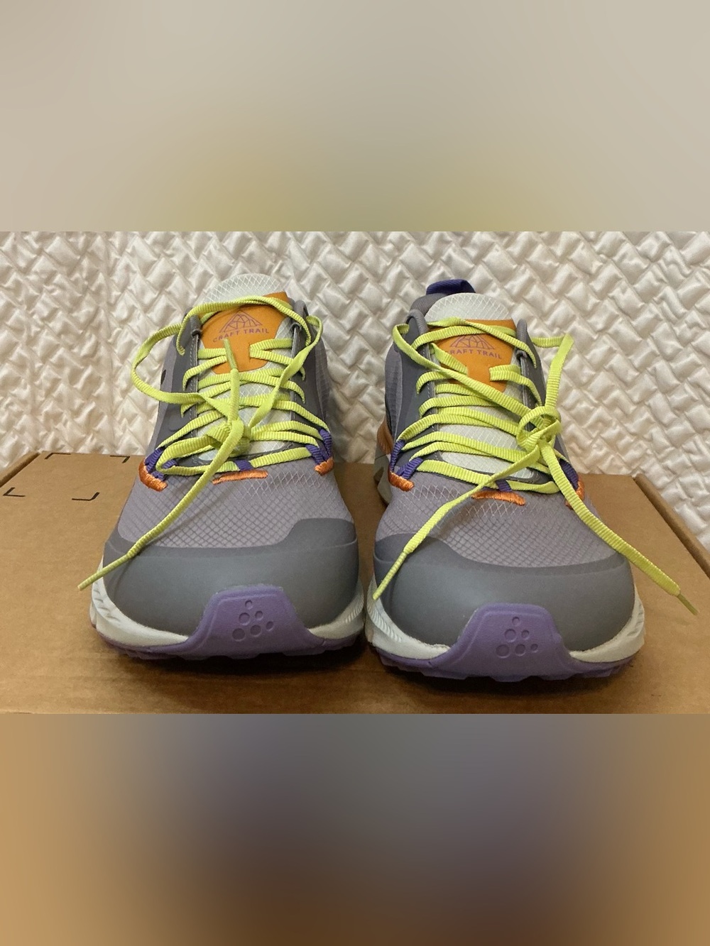 Craft Trail ADV Running Shoes Gray Purple Lime Men’s 11.5 New